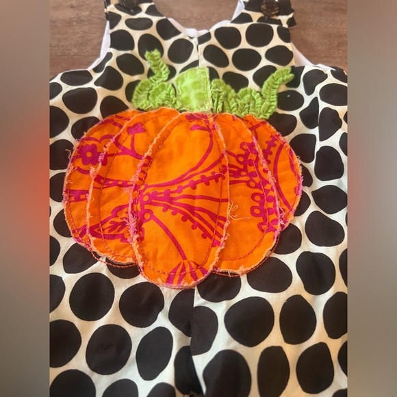 La Jonns toddler Pumpkin Romper size 9 months - Picture 2 of 8